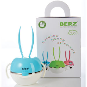 เบิรซ์​ Bunny ชุดทานอาหารสแตนเลส สีฟ้า Berz Dinnerware